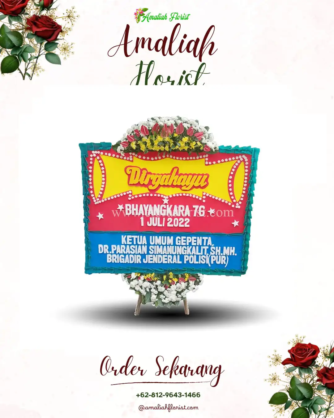 Papan Bunga HUT Ulang Tahun Hulu Sungai Tengah